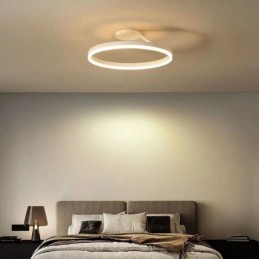 Modern Infälld Taklampa Cirkelbelysningslampa Med Akryllampskärm