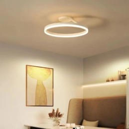 Modern Infälld Taklampa Cirkelbelysningslampa Med Akryllampskärm