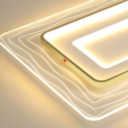 Rektangulär Infälld Minimalistisk Akryl Ultratunn Taklampa