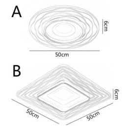 Infälld Taklampa Minimalistisk Akryl Ultratunn Taklampa