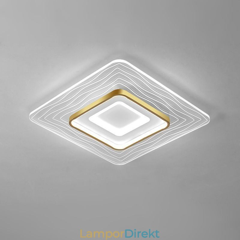 Infälld Taklampa Minimalistisk Akryl Ultratunn Taklampa