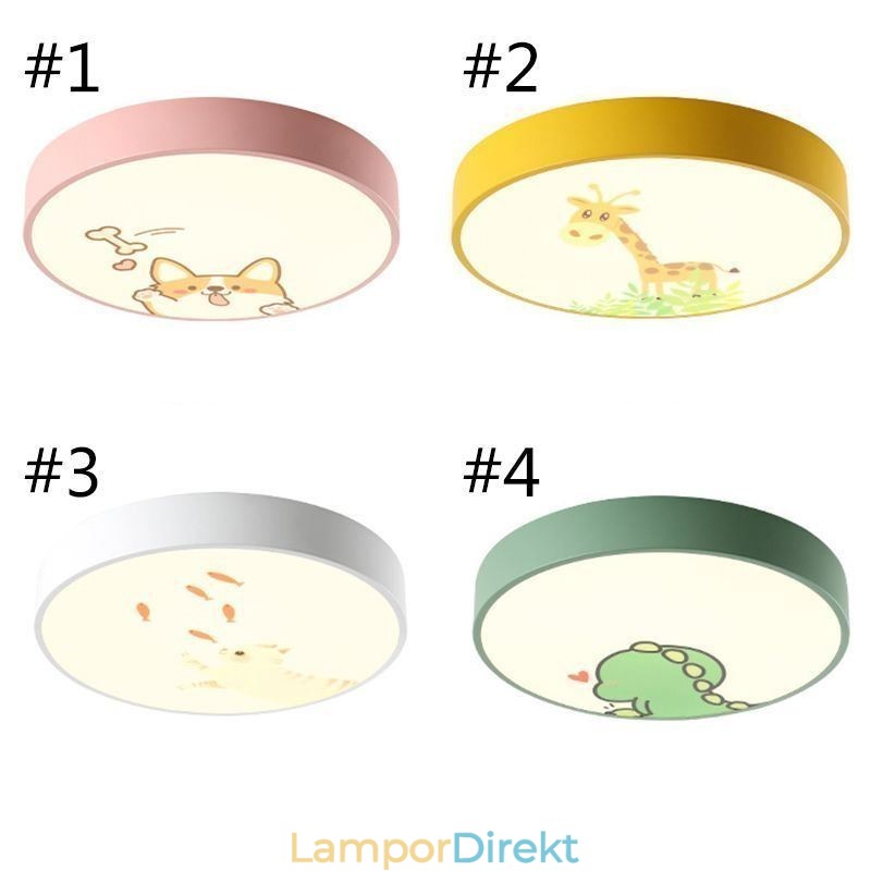Animal Barns Taklampa Tecknad Taklampa