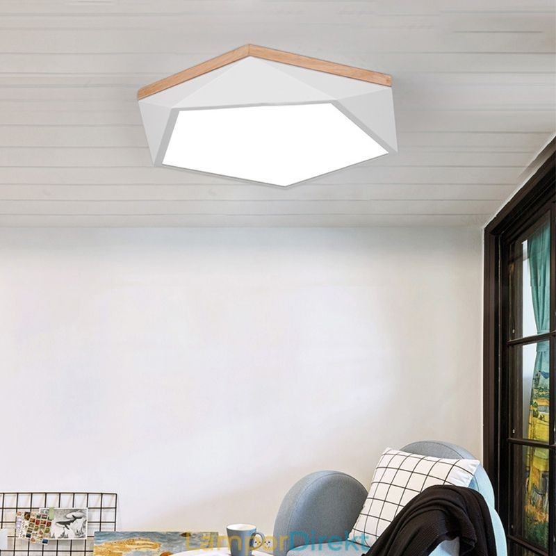 Modern Taklampa Diamantformad Design Dimbar Infälld Taklampa