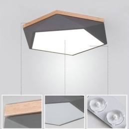 Modern Taklampa Diamantformad Design Dimbar Infälld Taklampa
