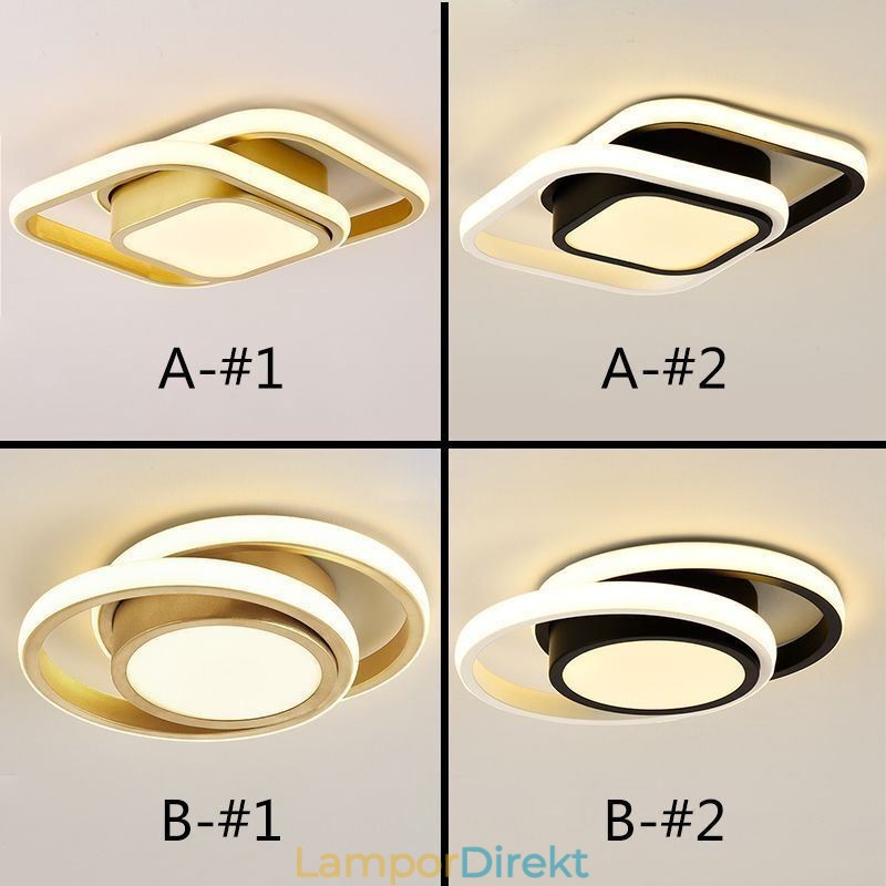 Modern Taklampa Fyrkantig Taklampa