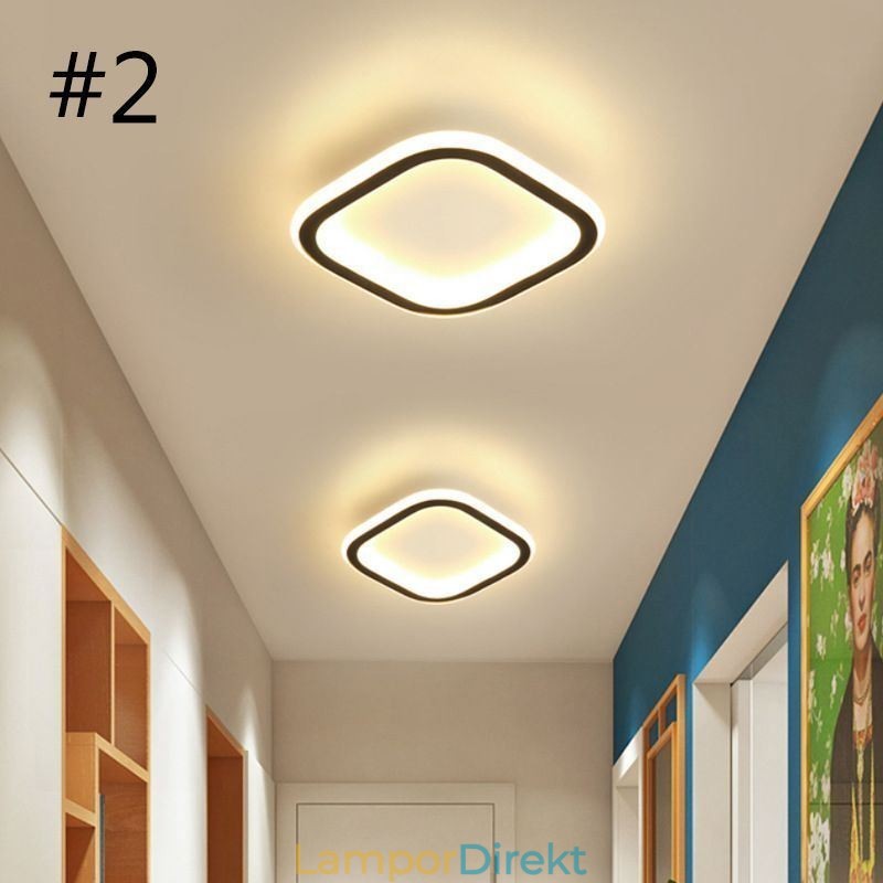 Taklampa Flush Mount Rund Taklampa Trapphus