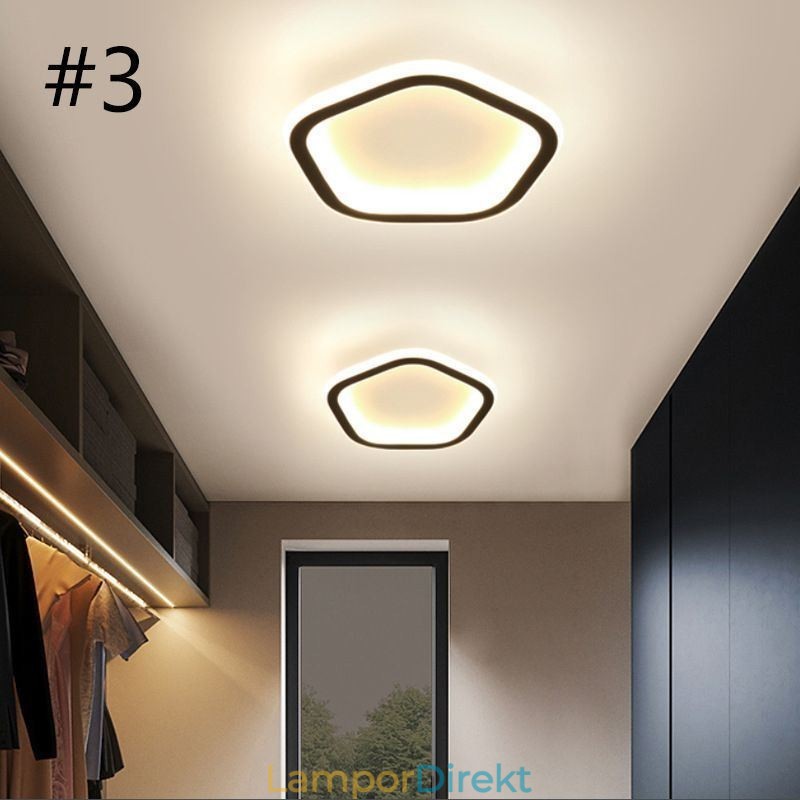 Taklampa Flush Mount Rund Taklampa Trapphus