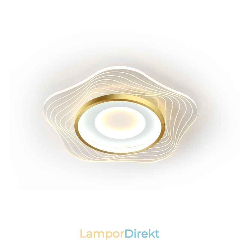Creative Ceiling Light Modern Infälld Belysningsarmatur Med Stjärnform 36W