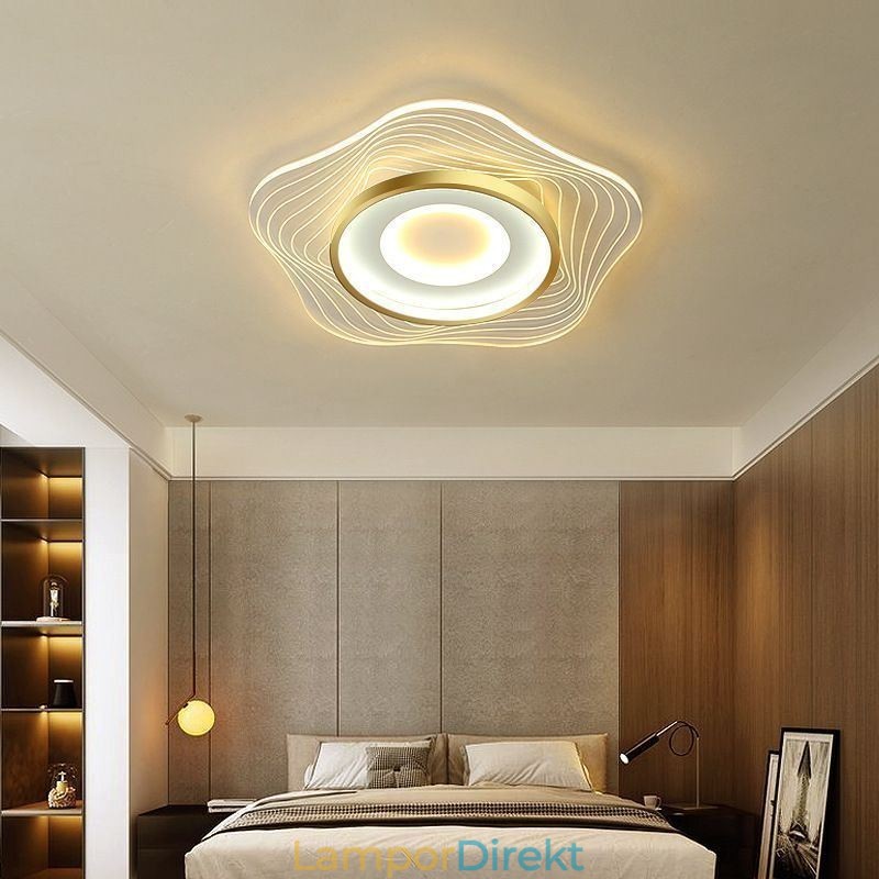 Creative Ceiling Light Modern Infälld Belysningsarmatur Med Stjärnform 36W