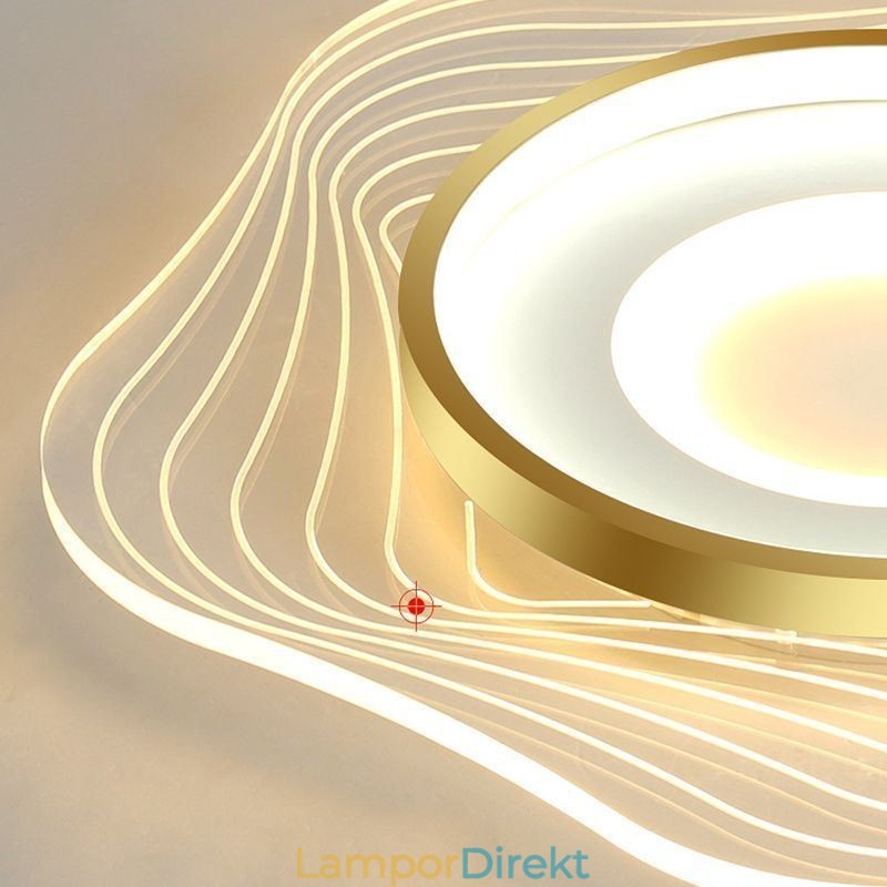 Creative Ceiling Light Modern Infälld Belysningsarmatur Med Stjärnform 36W