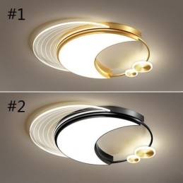 Dimbar Taklampa Modern Infälld Belysningsarmatur Med Månform 36W