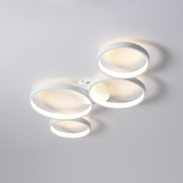 Taklampa 7200Lm 4 Ringar Belysningsarmatur