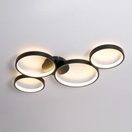 Taklampa 7200Lm 4 Ringar Belysningsarmatur
