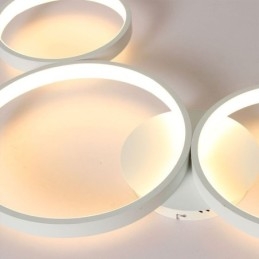 Taklampa 7200Lm 4 Ringar Belysningsarmatur