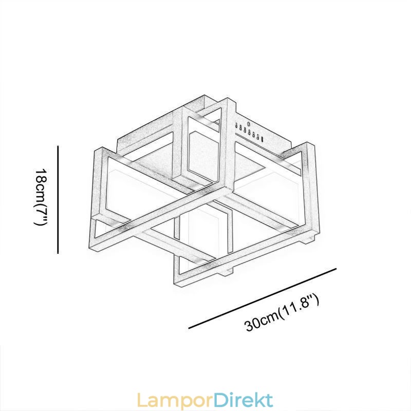 Wifi Smart Taklampa Infälld Taklampa