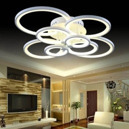 Dimbar Taklampa Modern Ring Circle Flush Mount Taklampa