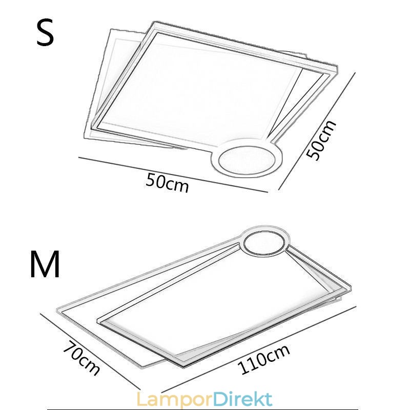 Infälld Minimalistisk Taklampa