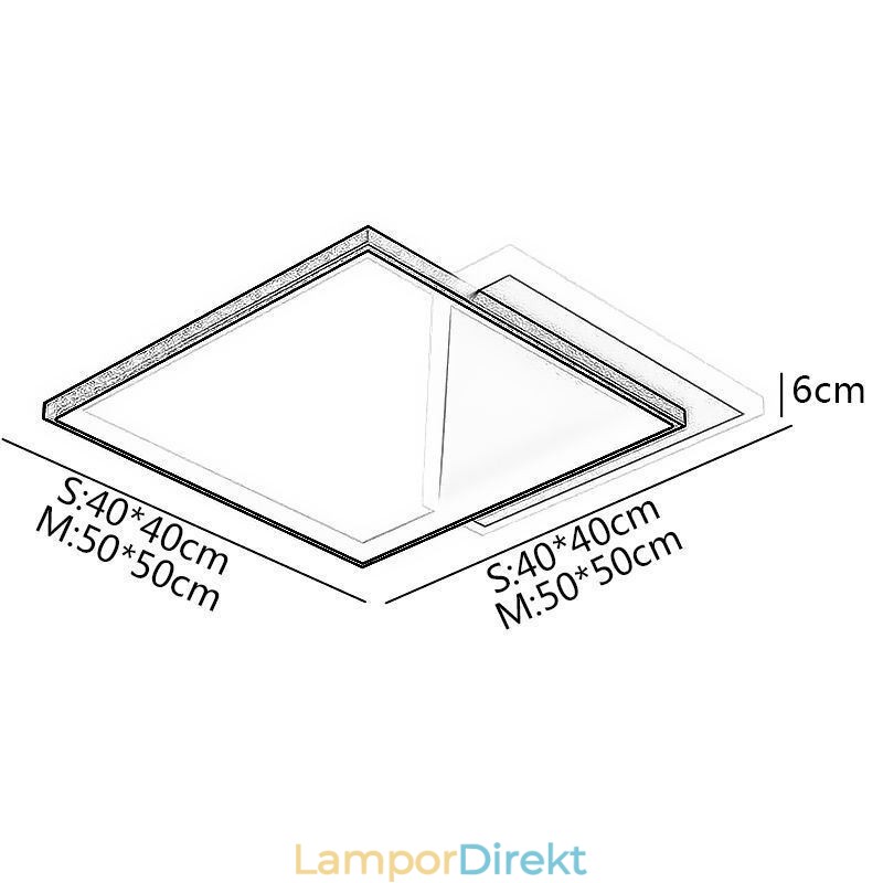 Infälld Modern Taklampa