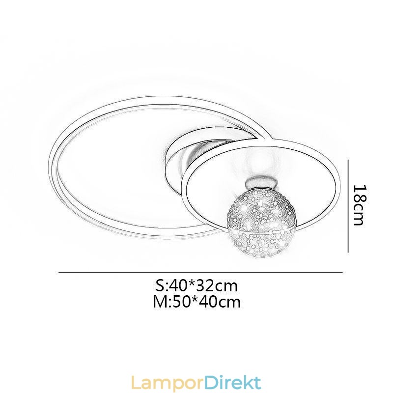 Infälld Heminredning Minimalistisk Taklampa