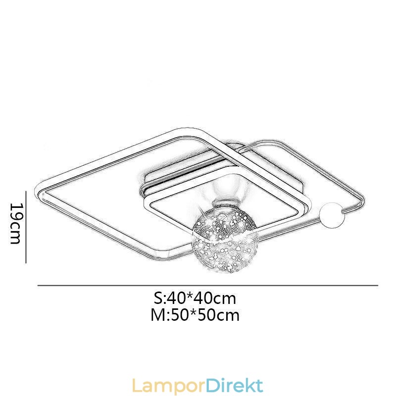 Planmonterad Heminredning Modern Taklampa