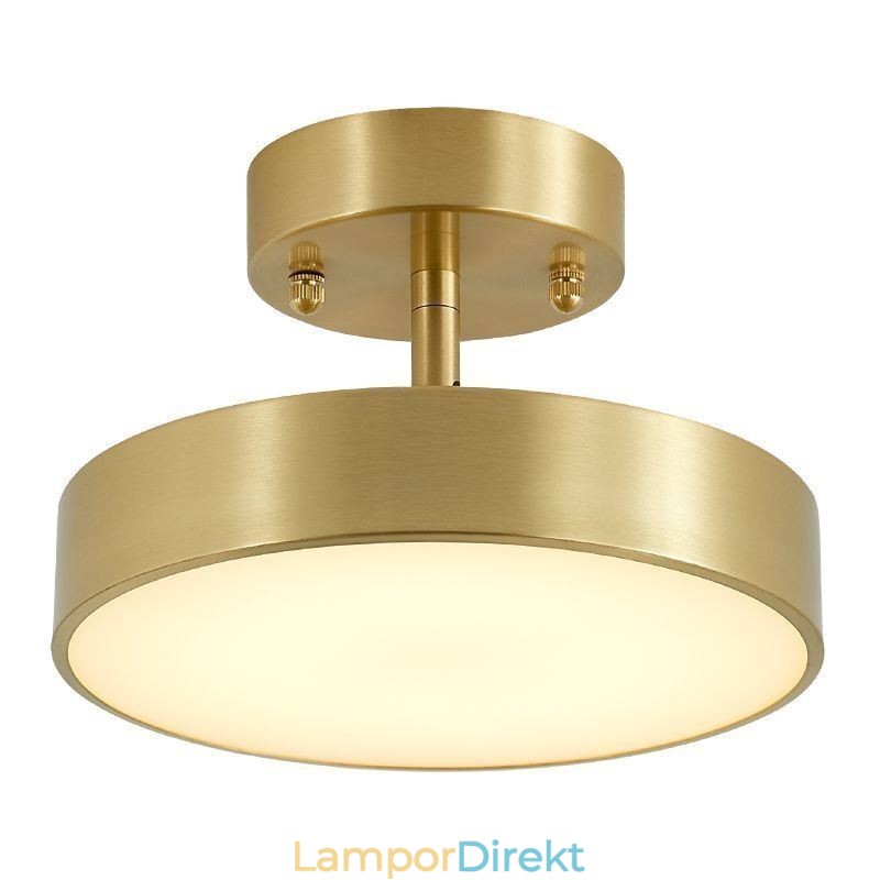 Guld Koppar Mini Rund Taklampa