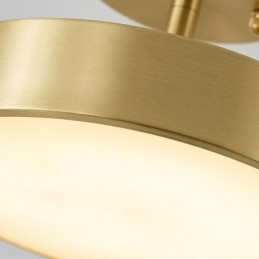 Guld Koppar Mini Rund Taklampa