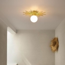 Modern 1 Ljus Infälld Taklampa Globe Taklampa