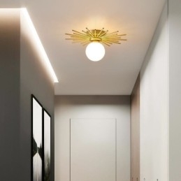 Modern 1 Ljus Infälld Taklampa Globe Taklampa