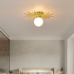 Modern 1 Ljus Infälld Taklampa Globe Taklampa