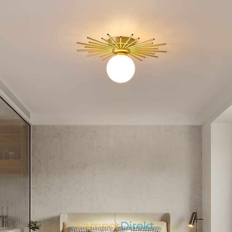 Modern 1 Ljus Infälld Taklampa Globe Taklampa