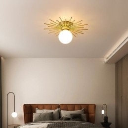 Modern 1 Ljus Infälld Taklampa Globe Taklampa