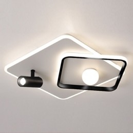 Infälld Akryl Fyrkantig Taklampa Spotlight