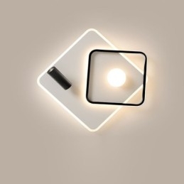 Infälld Akryl Fyrkantig Taklampa Spotlight