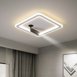 Fyrkantig Infälld Taklampa Akrylspotlight