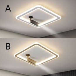 Fyrkantig Infälld Taklampa Akrylspotlight