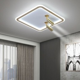 Fyrkantig Infälld Taklampa Akrylspotlight