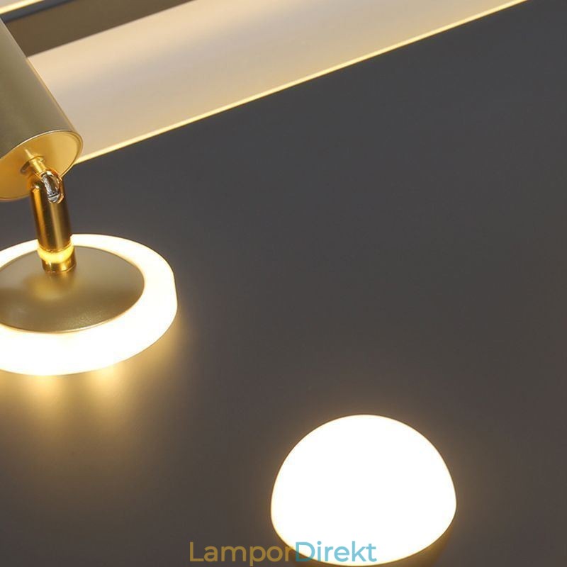 Fyrkantig Infälld Taklampa I Akryl