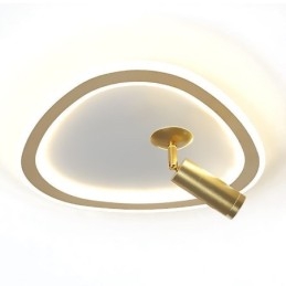 Taklampa Akryl Triangel Flush Mount Spotlight