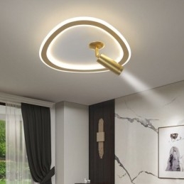 Taklampa Akryl Triangel Flush Mount Spotlight