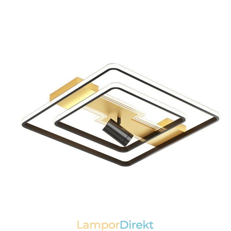 Geometrisk Infälld Taklampa I Akryl