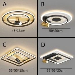 Geometrisk Infälld Taklampa I Akryl