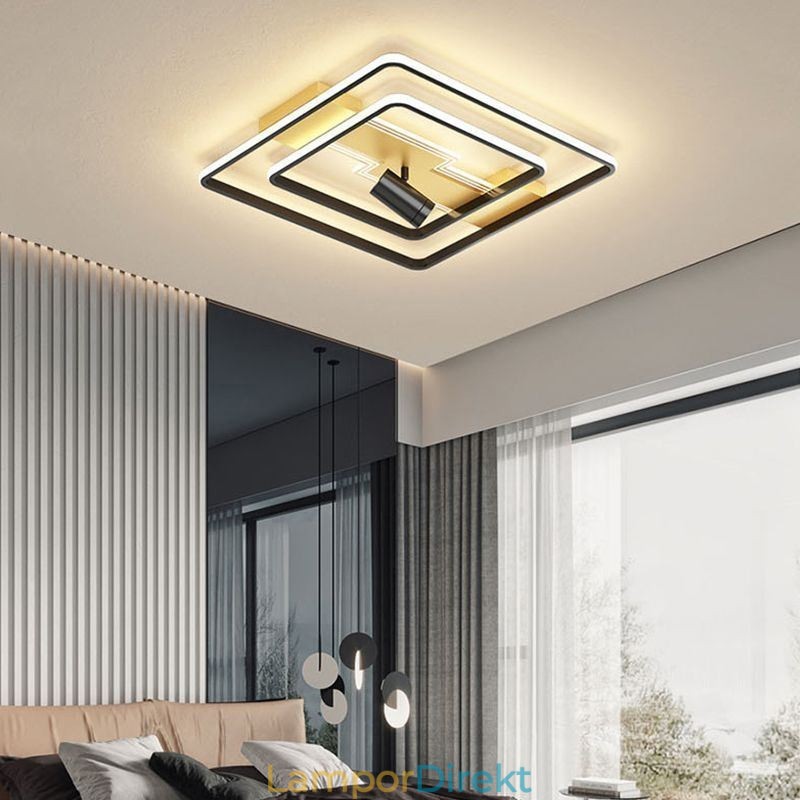 Geometrisk Infälld Taklampa I Akryl