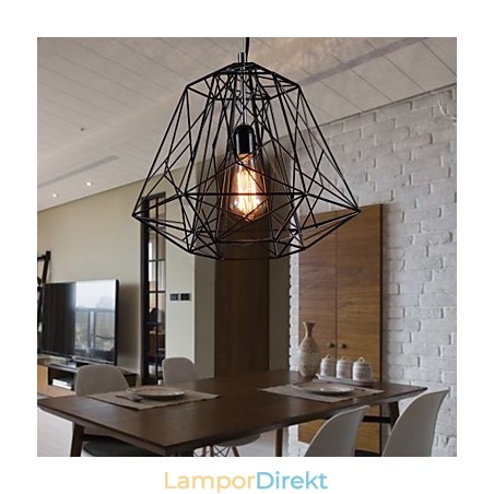Hänge I Svart Flätad Lampskärm Hänge I Svart Flätad Lampskärm