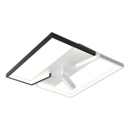 Taklampa Svart & Vit Akrylbelysning Spotlight