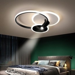 Taklampa Creative Akryl Flush Mount Spotlight