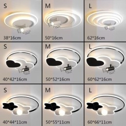 Taklampa Creative Acrylic Flush Mount Spotlight