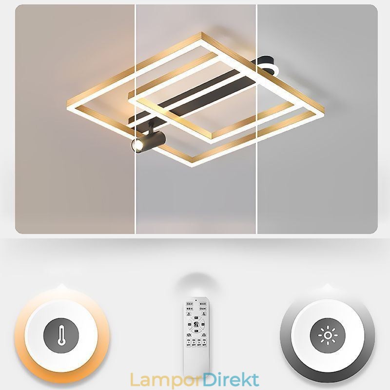 Flush Mount Minimalistisk Akryl Taklampa Spotlight