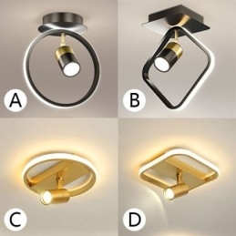 Akryl Taklampa Minimalistisk Dekor Ljus Spotlight