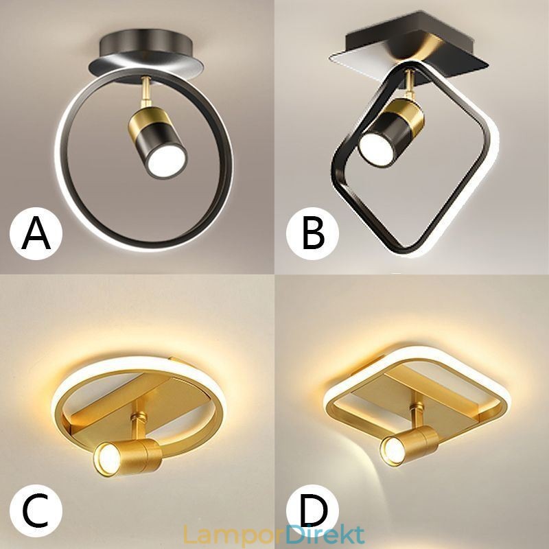 Akryl Taklampa Minimalistisk Dekor Ljus Spotlight