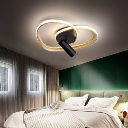 Flush Mount Borstad Gold Heart Shape Lighting Spotlight